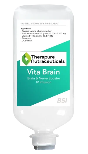 Vita Brain, infus untuk daya ingat, fokus, dan kejernihan mental. Bantu atasi stres, kabut otak, dan lelah pikiran secara alami.